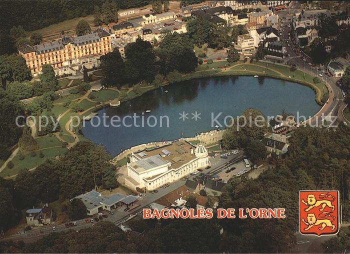 Bagnoles-de-l Orne Station Thermale Vue aerienne