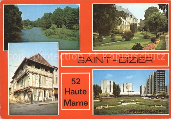 Saint-Dizier Haute-Marne La Marne Le Musee Une vieille maison Le square et le ce