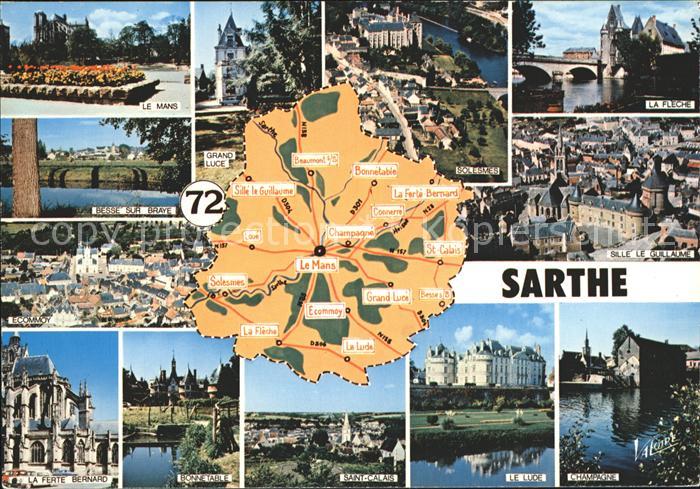 Le Mans Sarthe Le Mans Grand Luce Solesmes La Fleche Besse sur Braye Ecommoy La