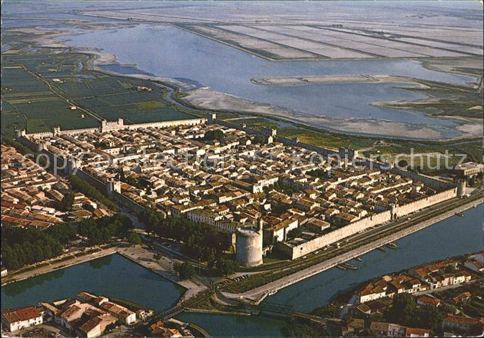 Aigues-Mortes Gard Vue aerienne