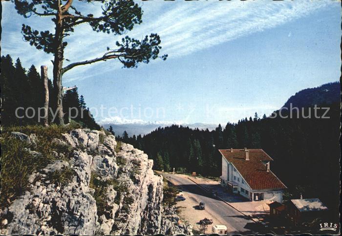 Col de la Faucille Le Sommet du Col et Panorama sur le Mon