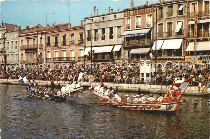 Sete Herault Les Joutes sur le Canal