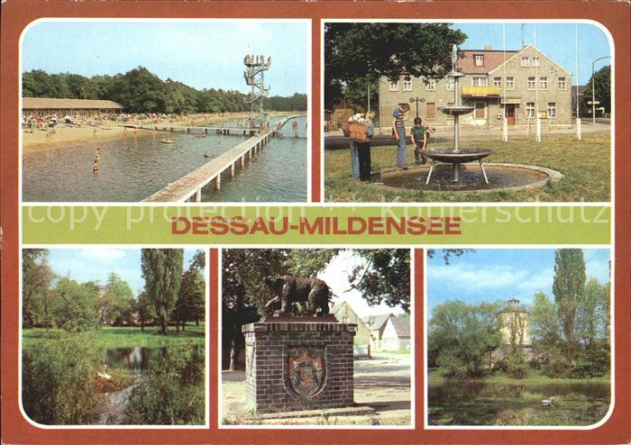 Mildensee Strandbad Adria Konsum Klubgaststaette Scholitzer See Markgraf Gero Ge