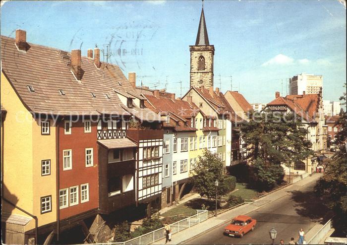 ERFURT  CITY Kraemerbruecke Kirche