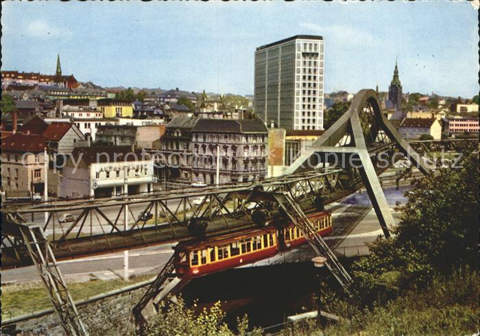 WUPPERTAL NRW Schwebebahn Stadtansicht