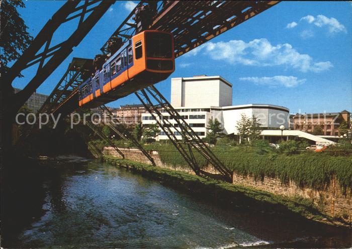 WUPPERTAL NRW Schauspielhaus Schwebebahn