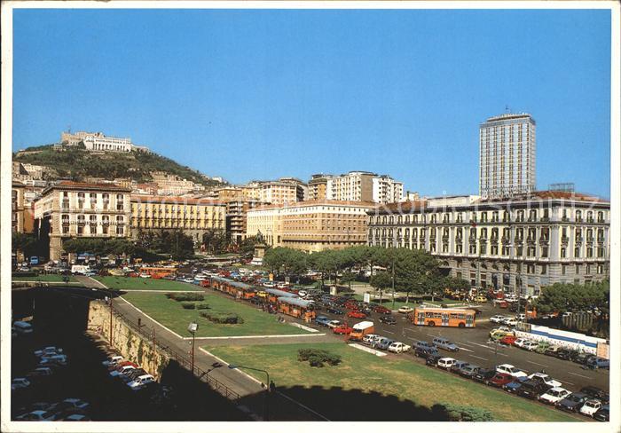 Napoli Neapel La piazza del Municipio