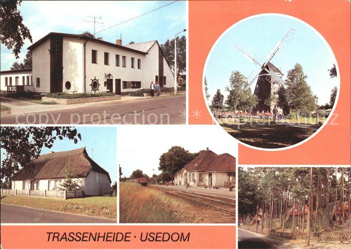 Trassenheide Usedom Gaststaette Seeklause Muehle Ehem Fischerhaus Bahnhof Finnhu