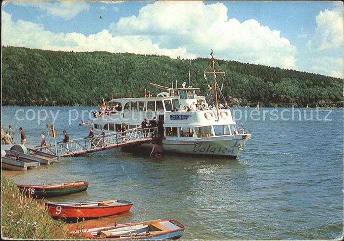 Dueren Rheinland Rursee Schwammenauel Ausflugsschiff