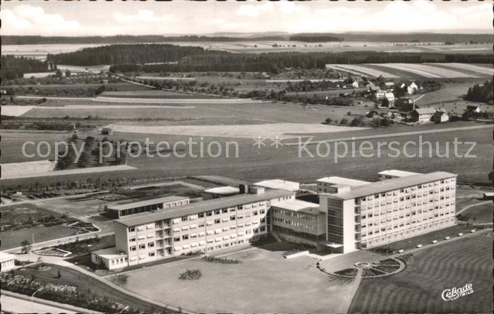 Schwenningen Neckar Fliegeraufnahme Krankenhaus