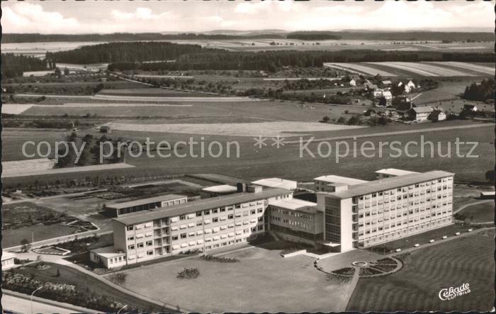 Schwenningen Neckar Fliegeraufnahme Krankenhaus