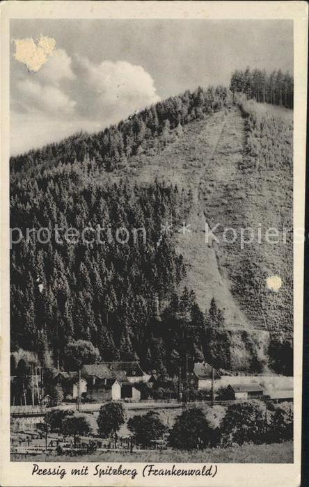 Pressig Oberfranken mit Spitzberg