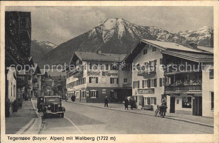 Tegernsee Bayern mit Wallberg
