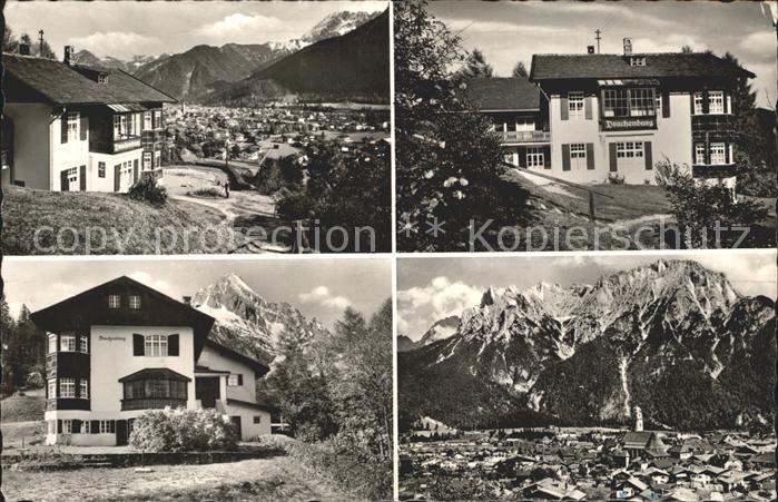 Mittenwald Bayern Restaurant Pension Drachenburg