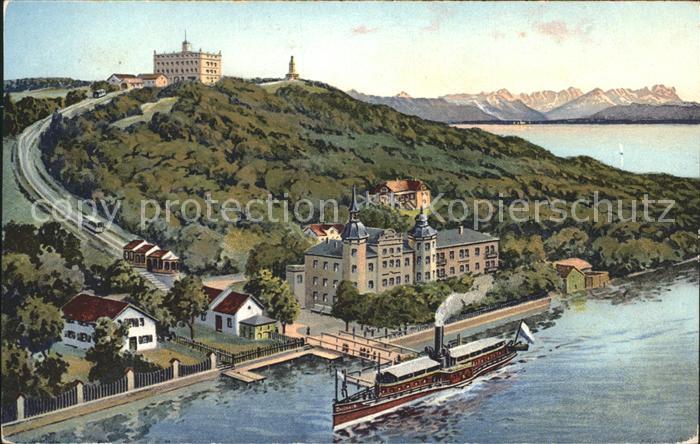 Starnberg Starnbergersee Bayern Partie am See