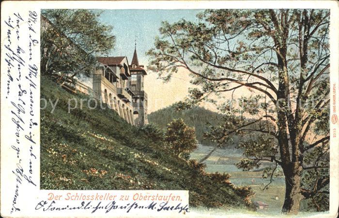 Oberstaufen Oberallgaeu Bayern Schlosskeller