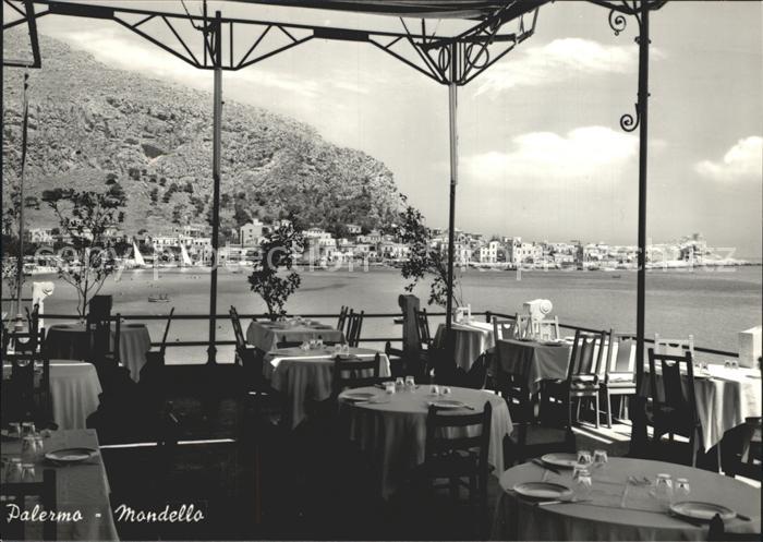 Palermo Sicilia Mondello Restaurant Terrasse