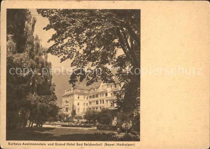 Bad Reichenhall Kurhaus Axelmannstein und Grandhotel