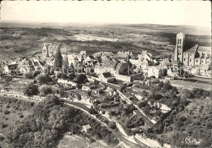 Vezelay Fliegeraufnahme