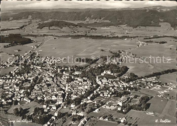 Isny Allgaeu Fliegeraufnahme