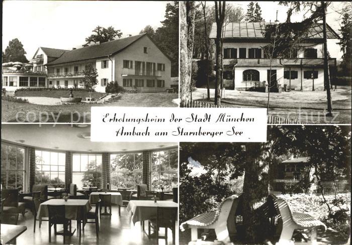 Ambach Starnbergersee Erholungsheim der Stadt Muenchen