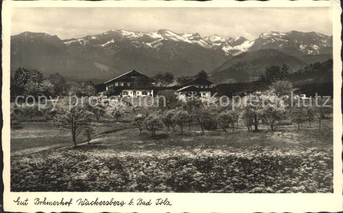 Bad Toelz Gut Bohmerhof Wackersberg