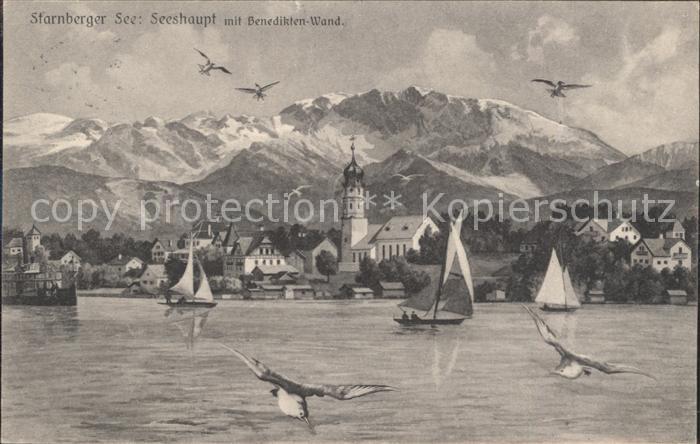 Seeshaupt Starnberger See Benediktenwand