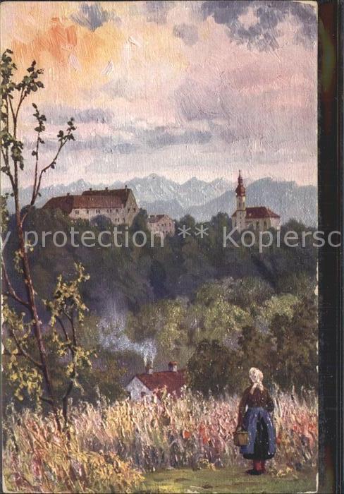 Starnberg Starnbergersee Bayern Kuenstlerkarte