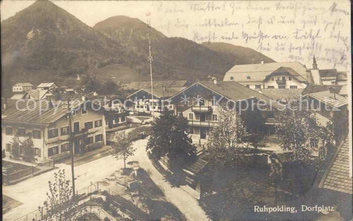 Ruhpolding Bayern Dorfplatz