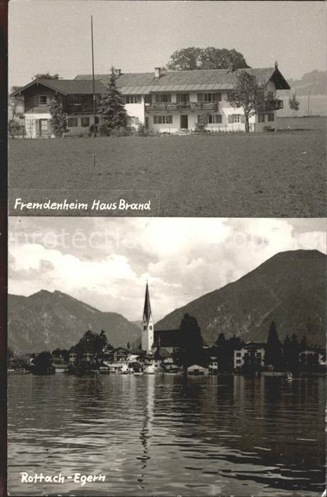 Rottach-Egern Fremdenheim Haus Brand