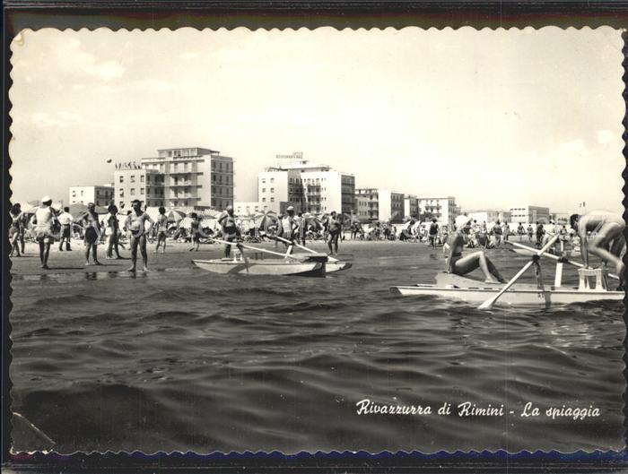 Rimini La Spiaggia Plage
