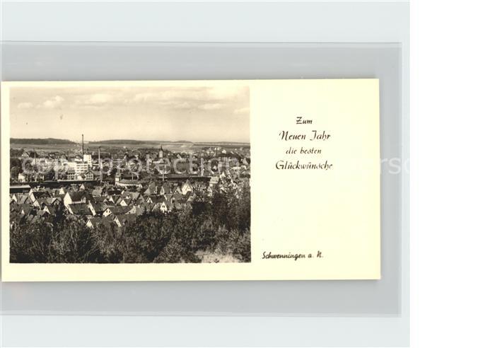 Schwenningen Neckar Neujahrskarte