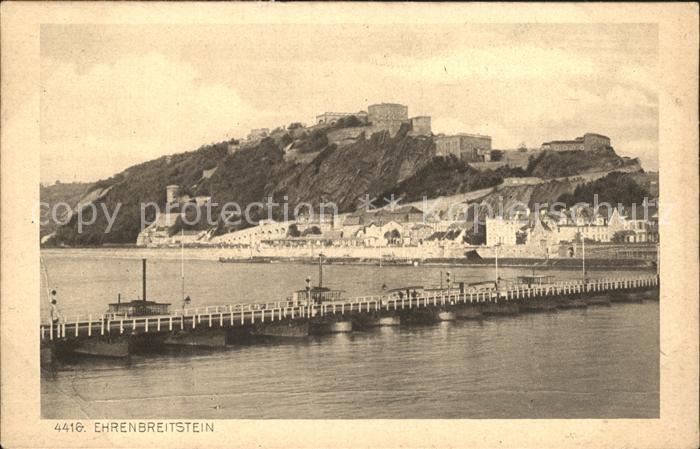 Ehrenbreitstein Schloss Rhein Bruecke
