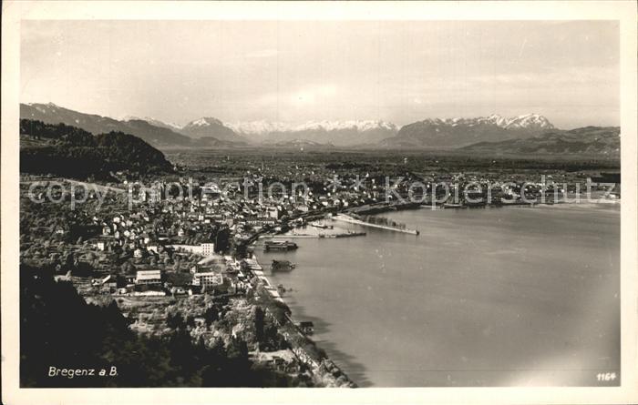 Bregenz Vorarlberg Fliegeraufnahme