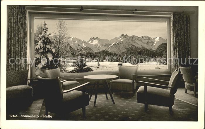 Sonthofen Oberallgaeu Sporthotel Sonnenalp Halle