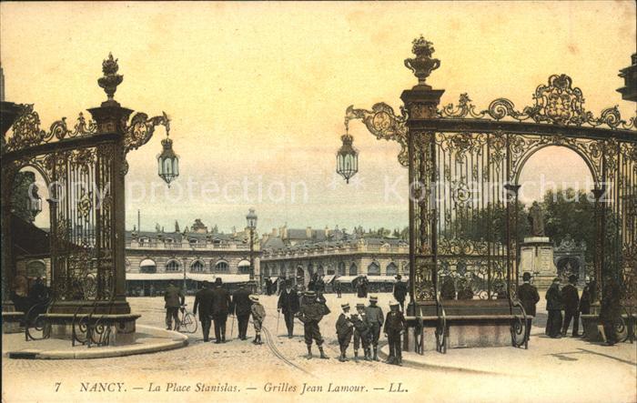 Nancy Lothringen Le Place Stanislas Grilles Jean Lamour