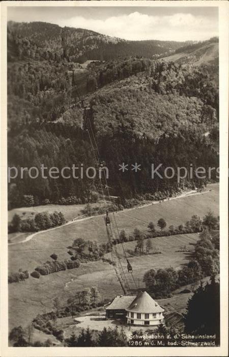 Freiburg Breisgau Schauinsland Schwebebahn