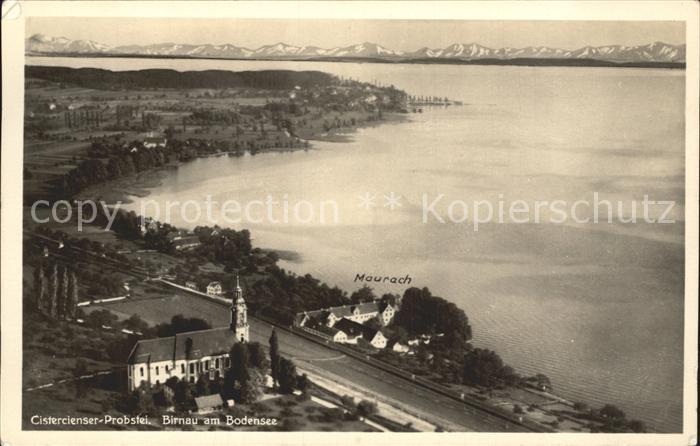 Birnau am Bodensee Cistercienser Probstei Fliegeraufnahme