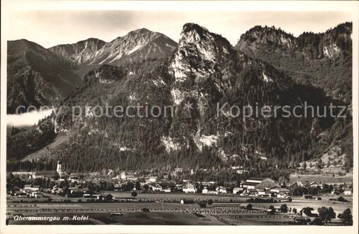 OBERAMMERGAU Bayern mit Kofel