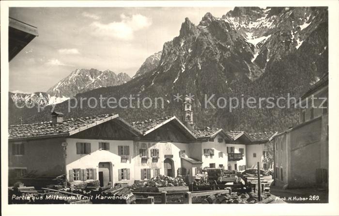 Mittenwald Karwendel Tirol Dorfpartie