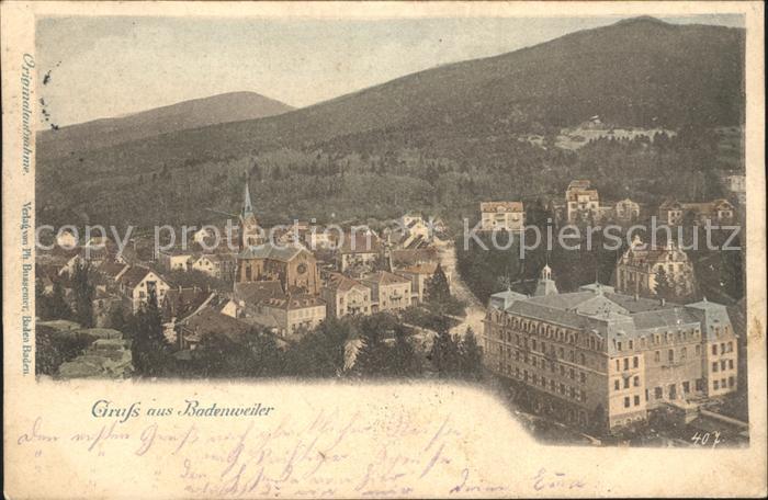 BADENWEILER BW Ortsansicht