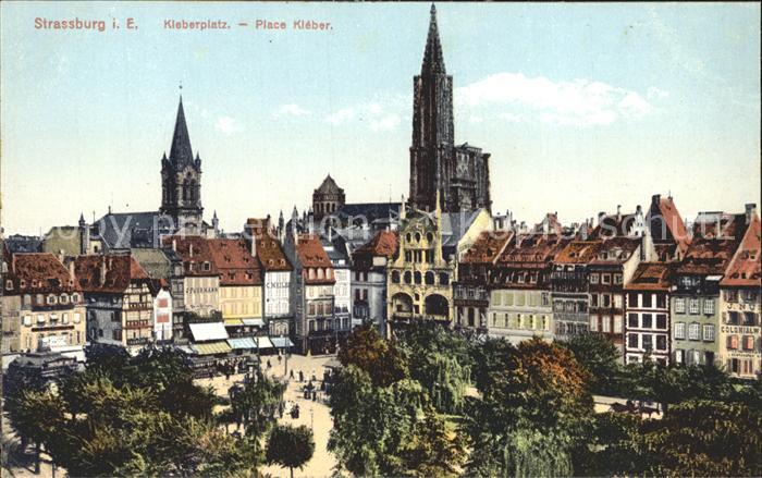 Strassburg Elsass Kleberplatz Muenster