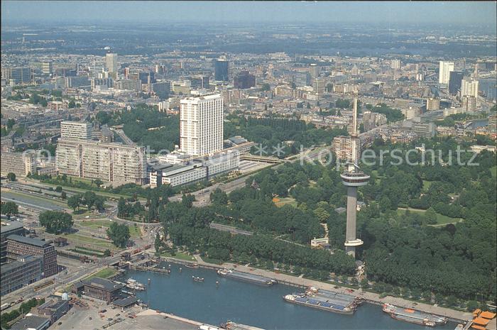 Rotterdam De grootste haven ter wereld met gezicht op de Euromast