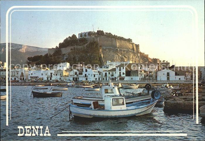 Denia Vista del Puerto y Castillo