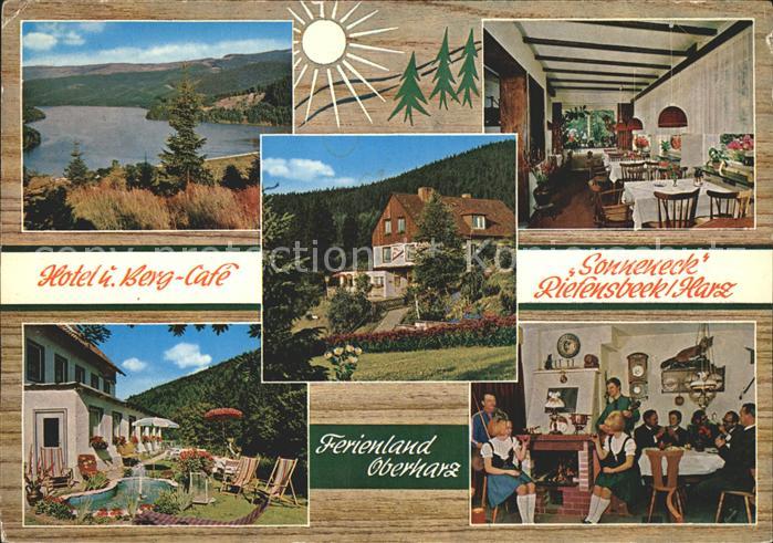 Riefensbeek-Kamschlacken Hotel und Berg Cafe Sonneneck Gaststube Terrasse Stammt