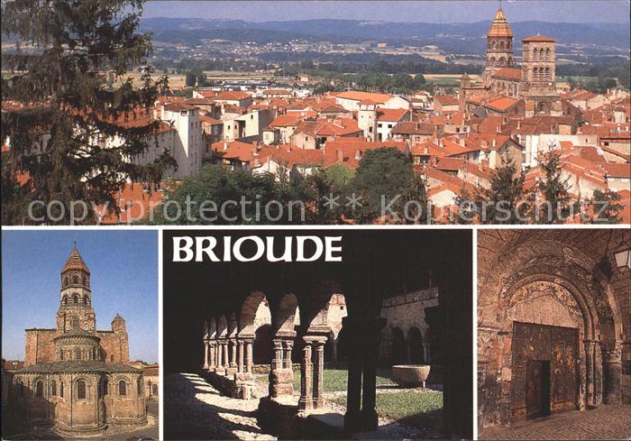 Brioude Vue generale Chevet de la Basilique Sai