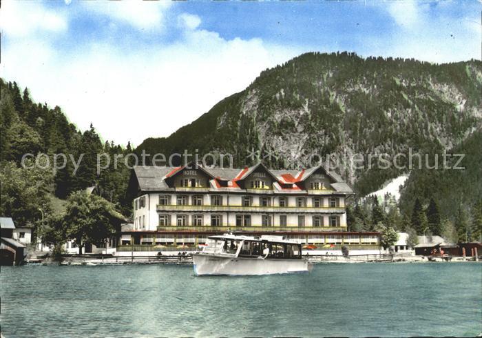 Plansee Hotel Forelle Motorboot