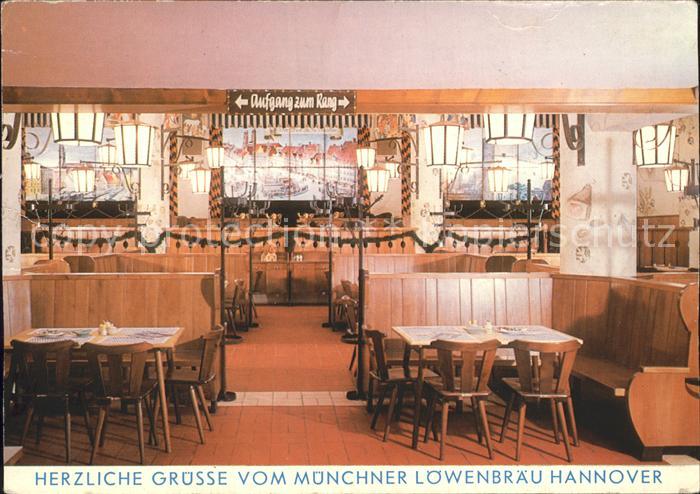 HANNOVER CITY Muenchener Loewenbraeu Gastraum