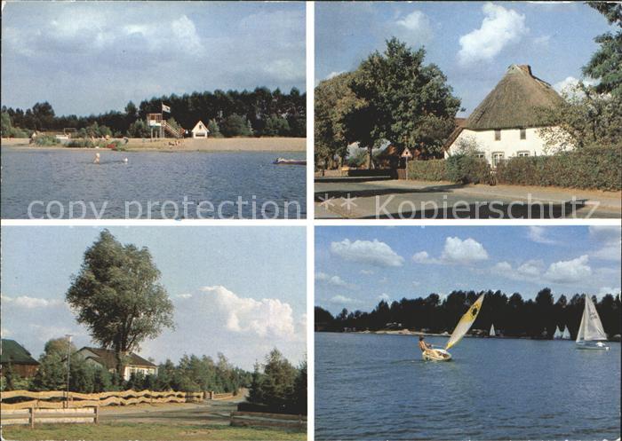 Guester Badesee Dorfpartien Segelschiffe