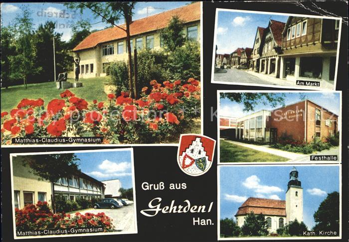 Gehrden Hannover Matth Claudius Gymnasium Markt Festalle Kath Kirche